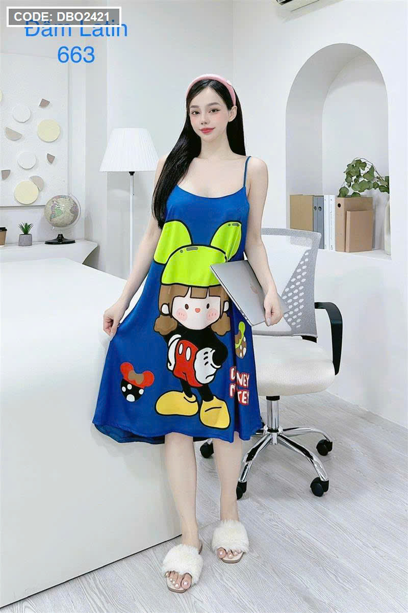 IN ĐẦM 2 DÂY PIJAMA - Ảnh 4