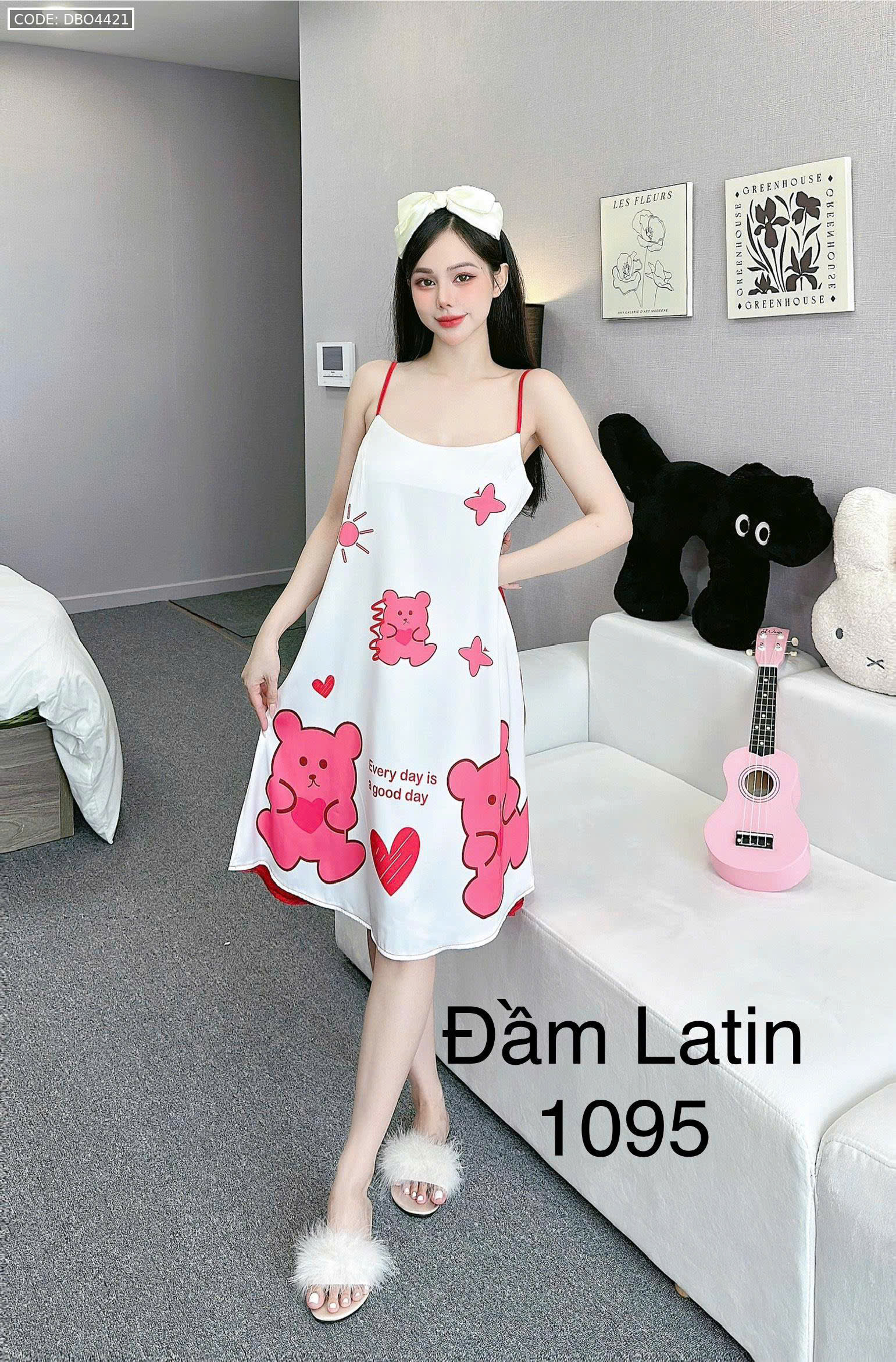 IN ĐẦM 2 DÂY PIJAMA - Ảnh 6